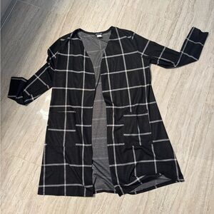 🌸Olivia Blu Black and Gray Cardigan